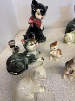 porcelain cats and doves