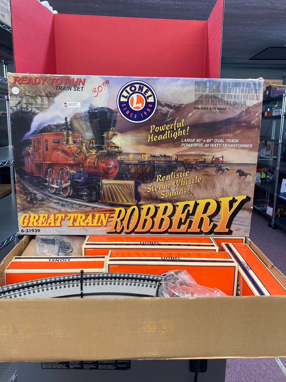 New old stock Lionel train set Great Train Robbery