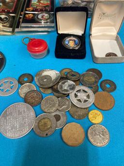 Coins and tokens from USA and other countries