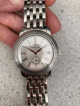 Tiffany & Co Swiss made stainless steel mens watch