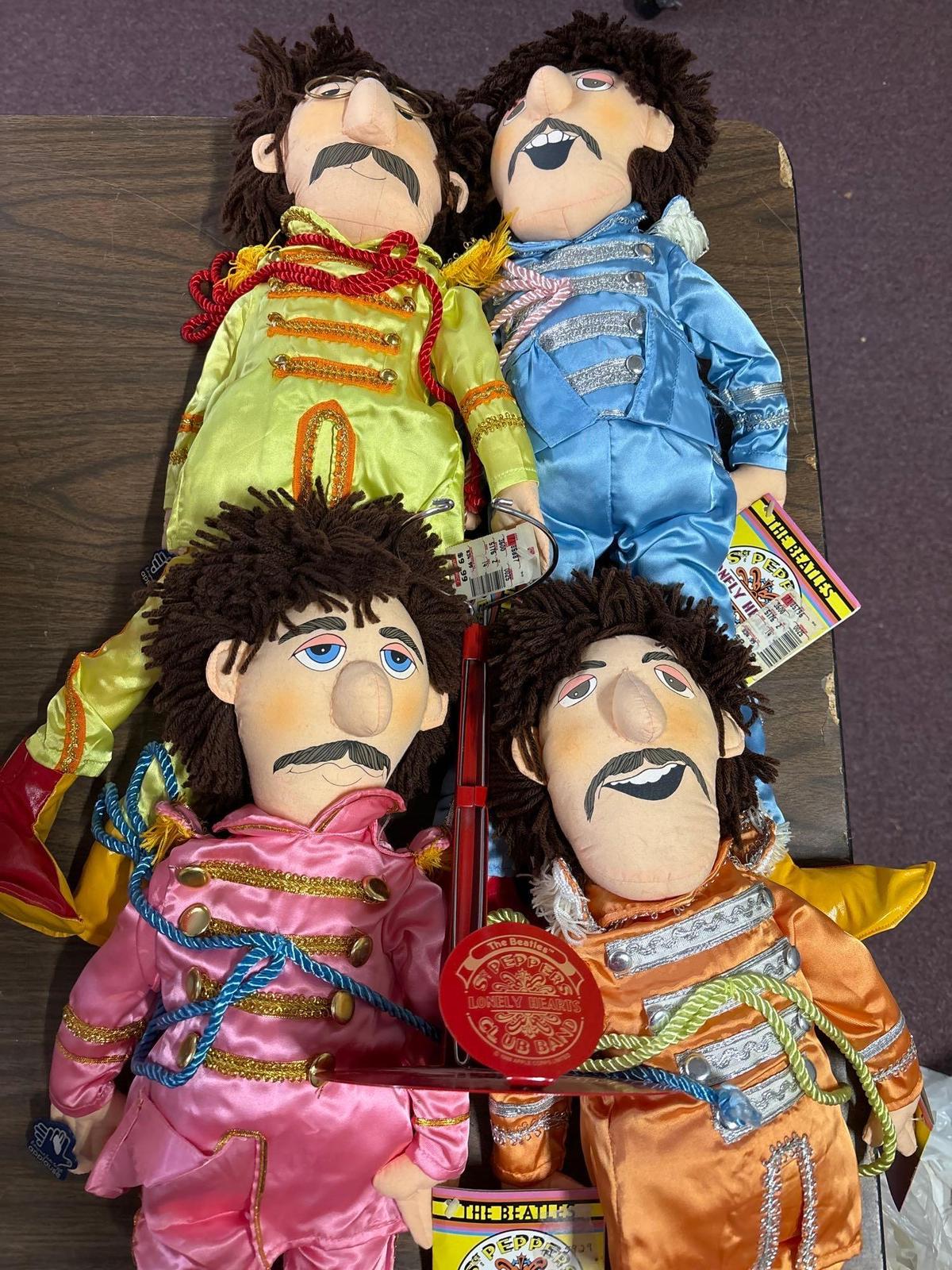 The Beatles Sergeant Pepper?s lonely hearts club band figures
