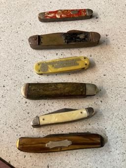 Nice lot of old pocket knives