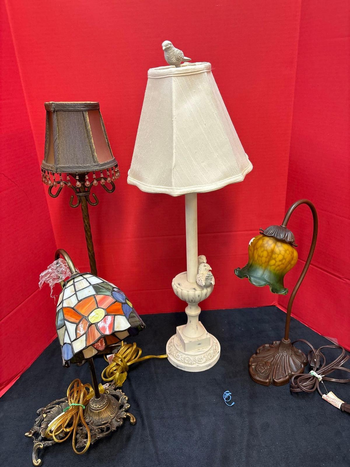table lamps stain glass and others