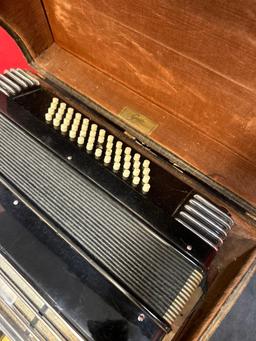 scandalli accordion keys with case italian