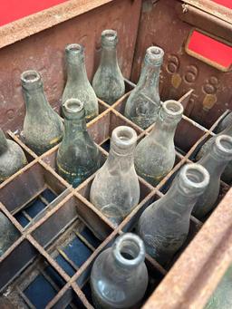 vintage Burkhardt brewery shipping crate 19 bottles