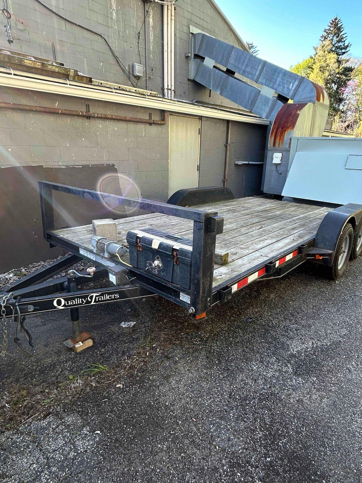 2014 Quality Trailer 16? tandem Axel w/ Beaver tail