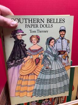 21 unused paper doll books