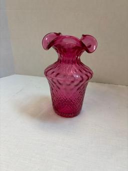 mid-century crystal rabbit art glass duck glass vase and more