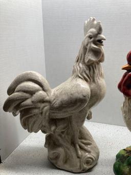 Pair of roosters
