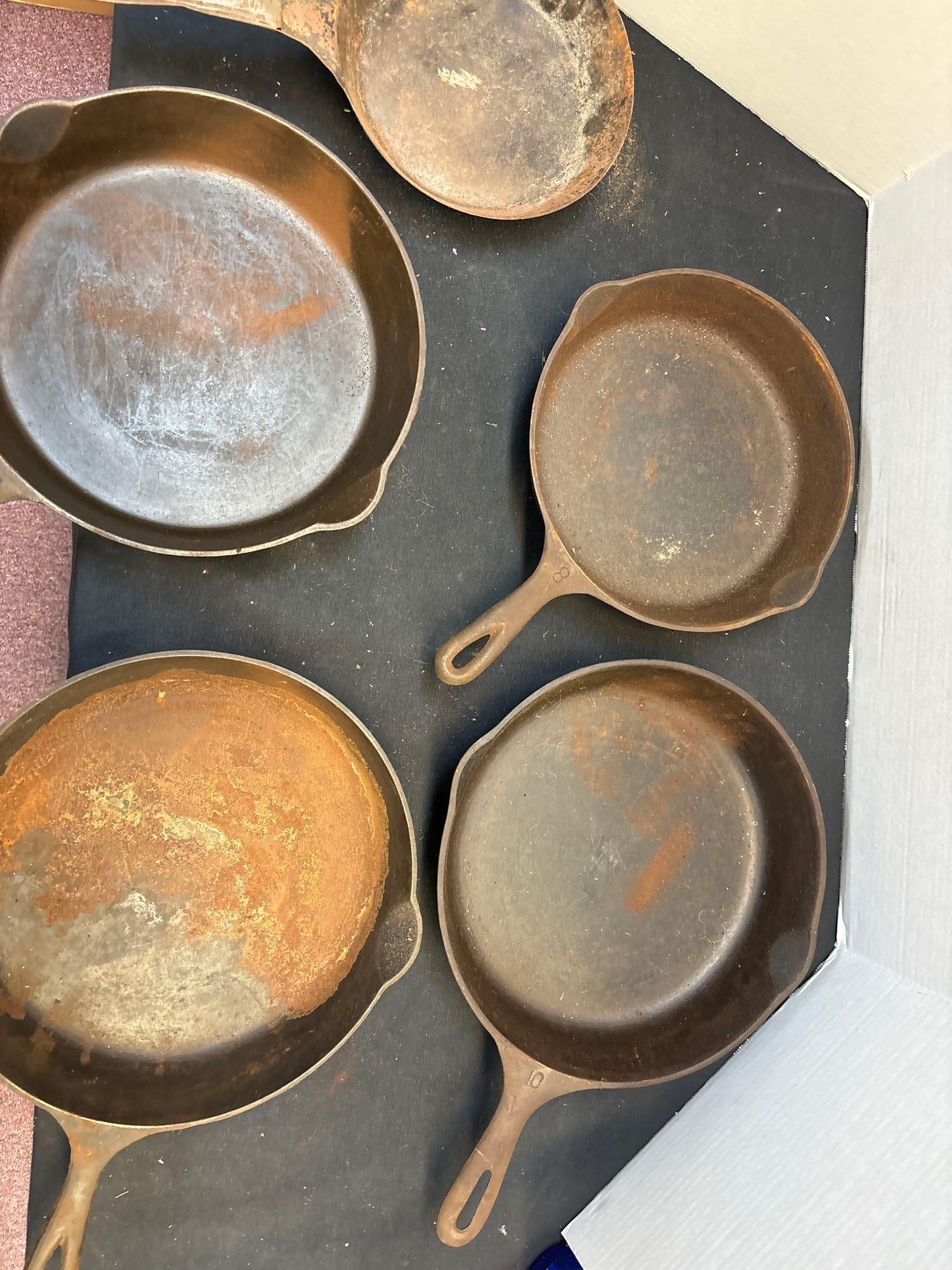 Griswold Wagner cast-iron pans