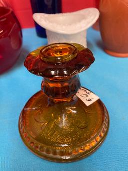 Vintage colorful glassware Fenton Murano more