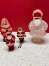 Vintage Santa Claus figures
