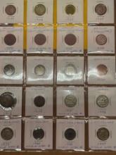 coin collection, Belgium, Canada, Germany, Switzerland