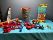spider-Man sky rider Fisher-Price Circus building set Lincoln logs