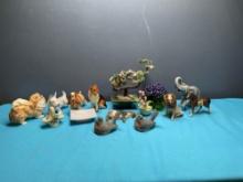 Porcelain and ceramic figurines and more