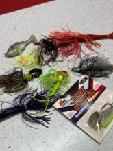 Group of new fishing lures