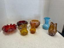 Amber, crackle glass, art, glass vases and more