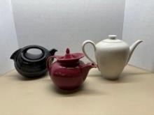 Hall China rhythm black teapot Teapot Aladdin