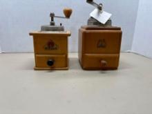 vintage coffee grinders