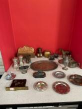 Brass, copper, metal items