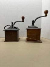 vintage coffee grinders