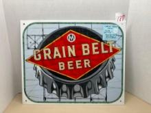 Green belt beer sign 20? x 16? one sided
