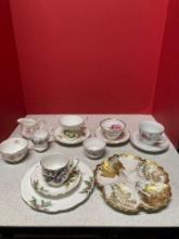Bone China cups, saucers and plates