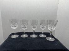 Waterford Lismore wine goblets