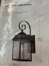 small exterior wall lantern new in box