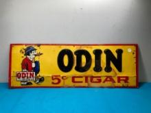 Odin cigar metal sign