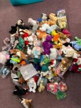 Collection of TY beanie babies entire tote full approximately 65 to 70