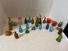 multicolor, miniature glass, paperweights, decoration, cups, figures, and more