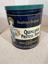 Quinlan?s Pretzel Thins Tin