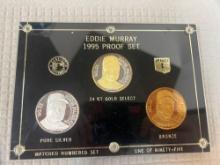 Eddie Murray 1995 proof coin set