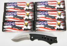 Lot of 6 New Frost Cutlery Eagle Scout Knives