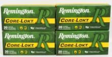 80 Rounds of Remington .250 Savage Ammunition