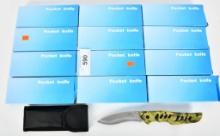 Lot of 12 New Frost Cutlery Pocket Knives