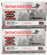 40 Rounds Are Winchester .45-70 GOVT Ammo