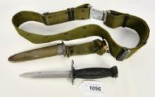 USGI Military M7 Bayonet & M8A1 Sheath & Belt