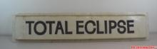 Total Eclipse Plastic Sign Lens 48" X 10" X 2"