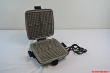 Vintage Chrome Westinghouse Waffle Maker