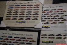 Lot Of 5 Assorted Posters; 1 Winston Motor, 4 Federal Mogul NASCAR