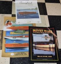 Lot Of 3:Antique Race Boat Regatta 2000, Mount Dora 1999, Lake Dora 2008 Event Posters Advertisement