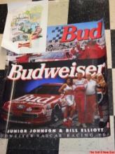 Lot Of 3:1994 Budweiser NASCAR Racing Team,1994 Bud Racing Posters 2010 Sports Car Races Reunion