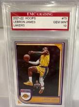 LeBron James Gem 10 Graded Card Lakers