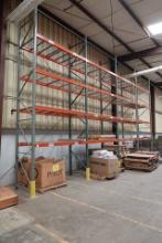 PALLET RACKING W/WIRE SHELVES (X4)
