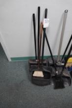 BROOMS & DUST PANS X1