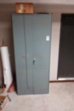 2-DOOR CABINET W/CONTENTS