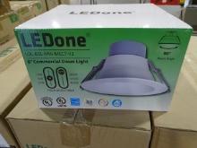 NEW LEDONE 8" COMMERCIAL DOWN LIGHTS 4/BOX (X12)