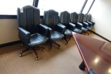 CONFERENCE TABLE & 7 CHAIRS X1
